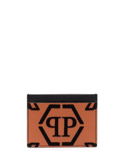 PHILIPP PLEIN monogram-print cardholder outlook