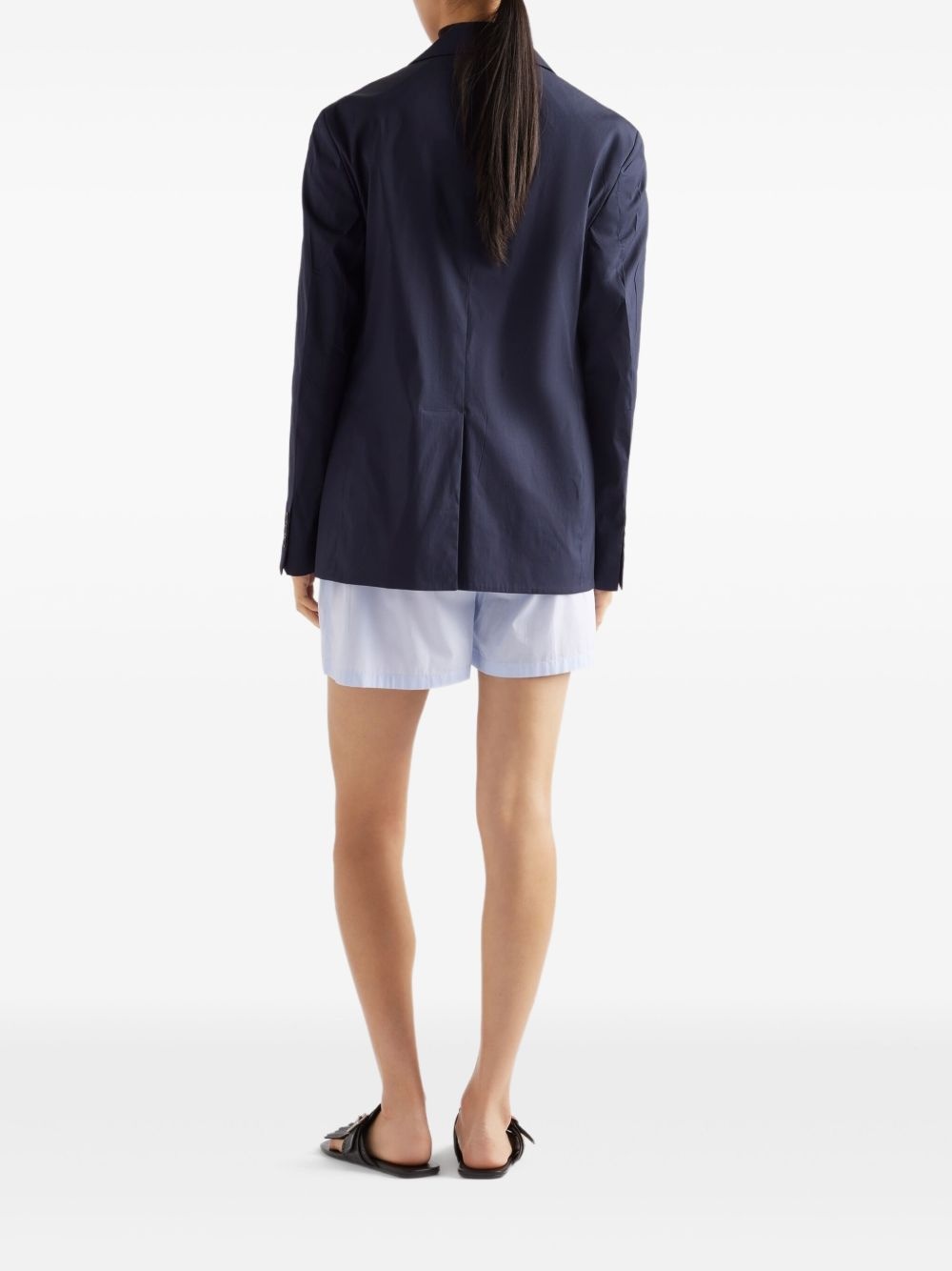poplin blazer - 3