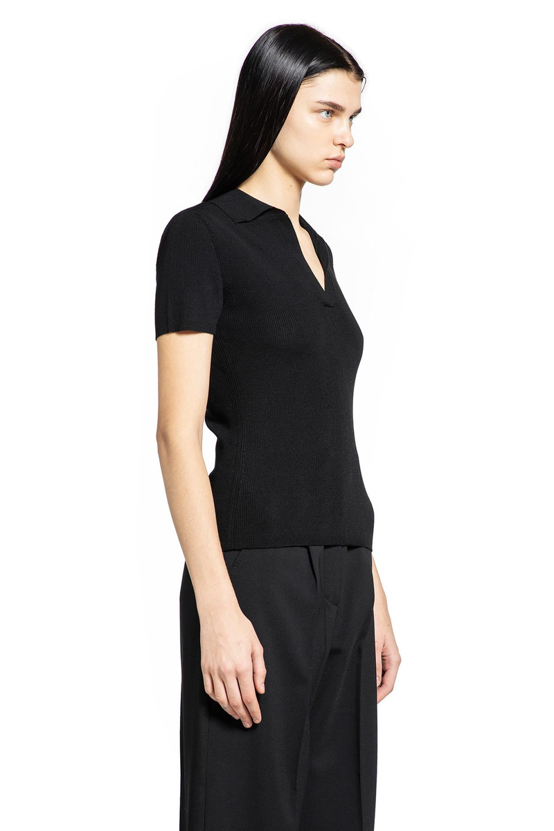 Max Mara Rib Knit Wool Polo Shirt outlook