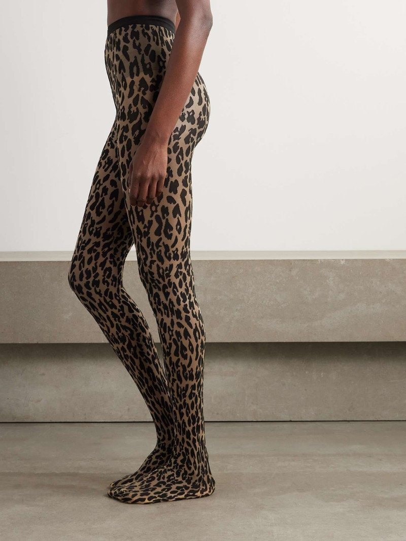 Wolford Josey 20 denier leopard-print tights outlook