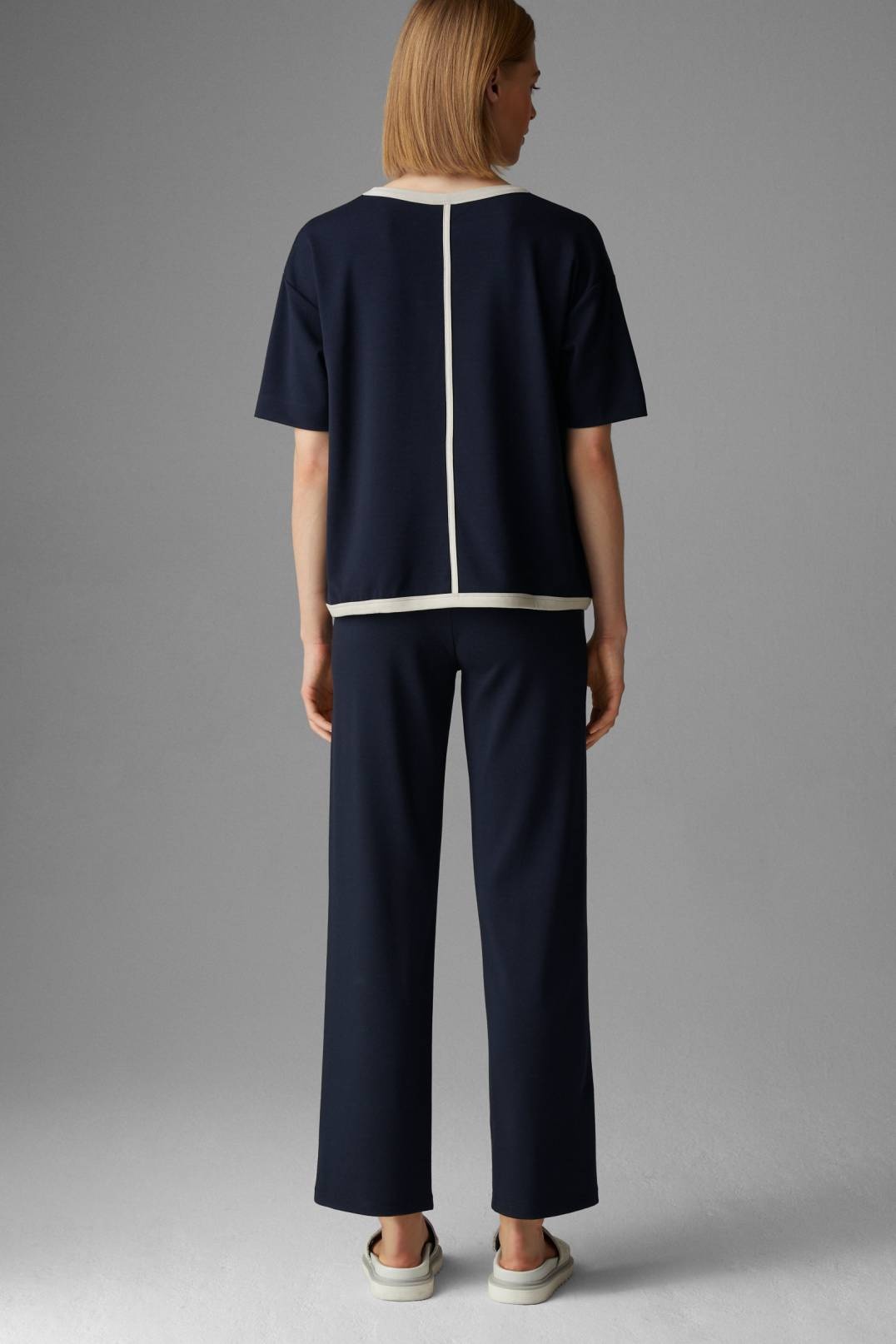 ELSA JOGGING TROUSERS IN NAVY BLUE - 3