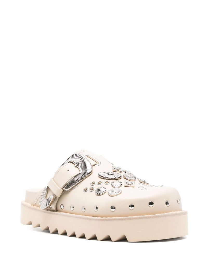 TOGA PULLA eyelet-metal mules outlook