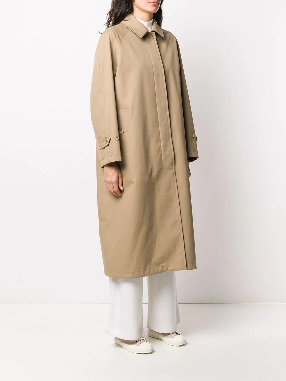 FYVIE Honey x Glen check reversible overcoat | LM-1039R - 3