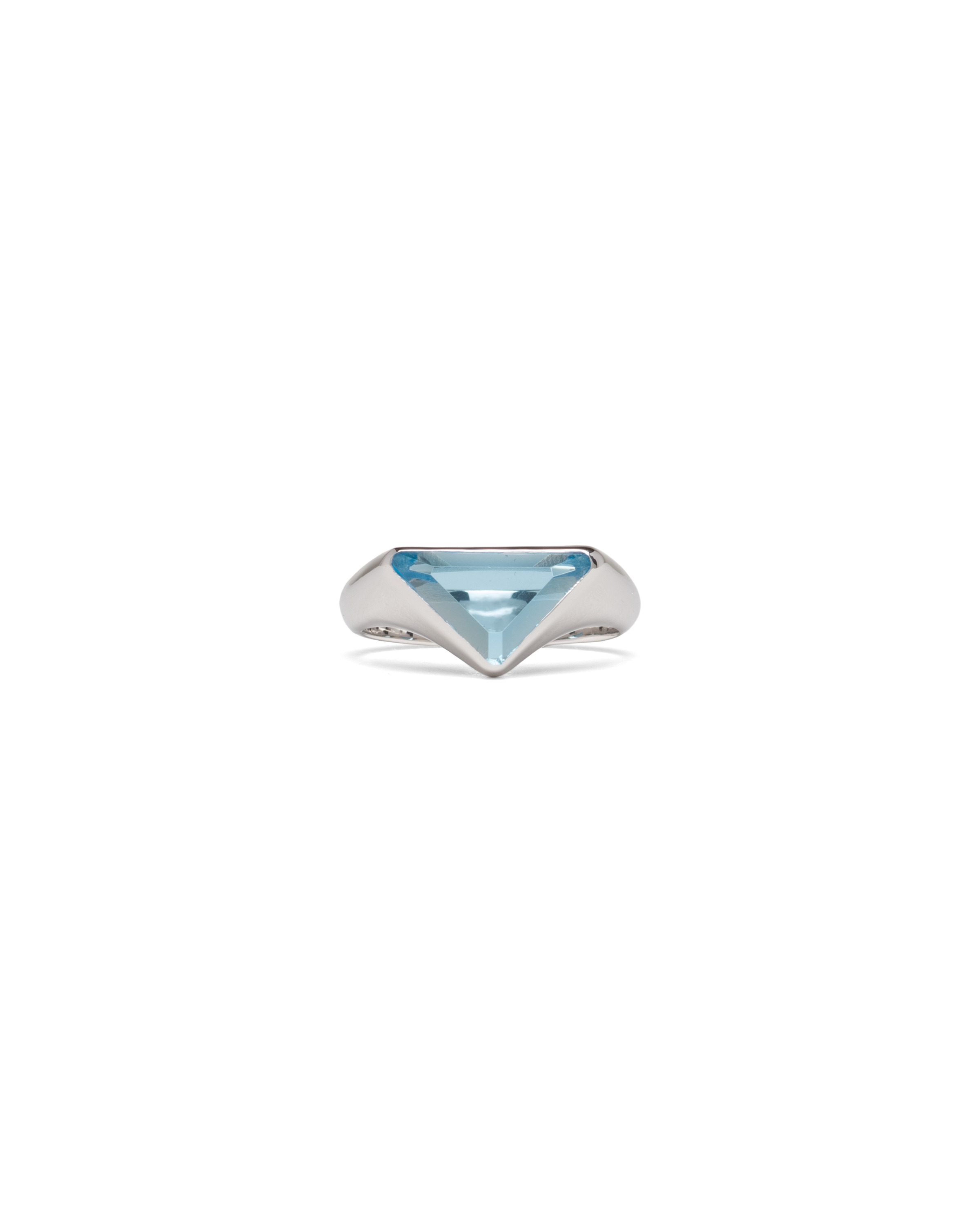 Swiss Blue Topaz logo ring - 1