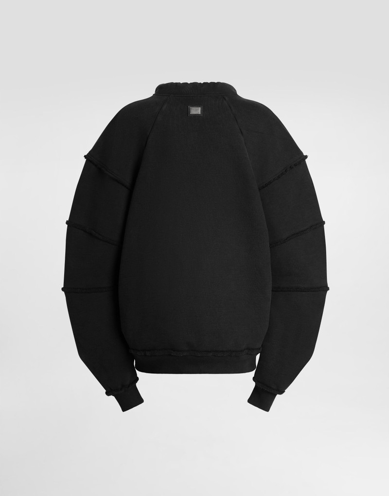 Cotton crew neck sweatshirt 7