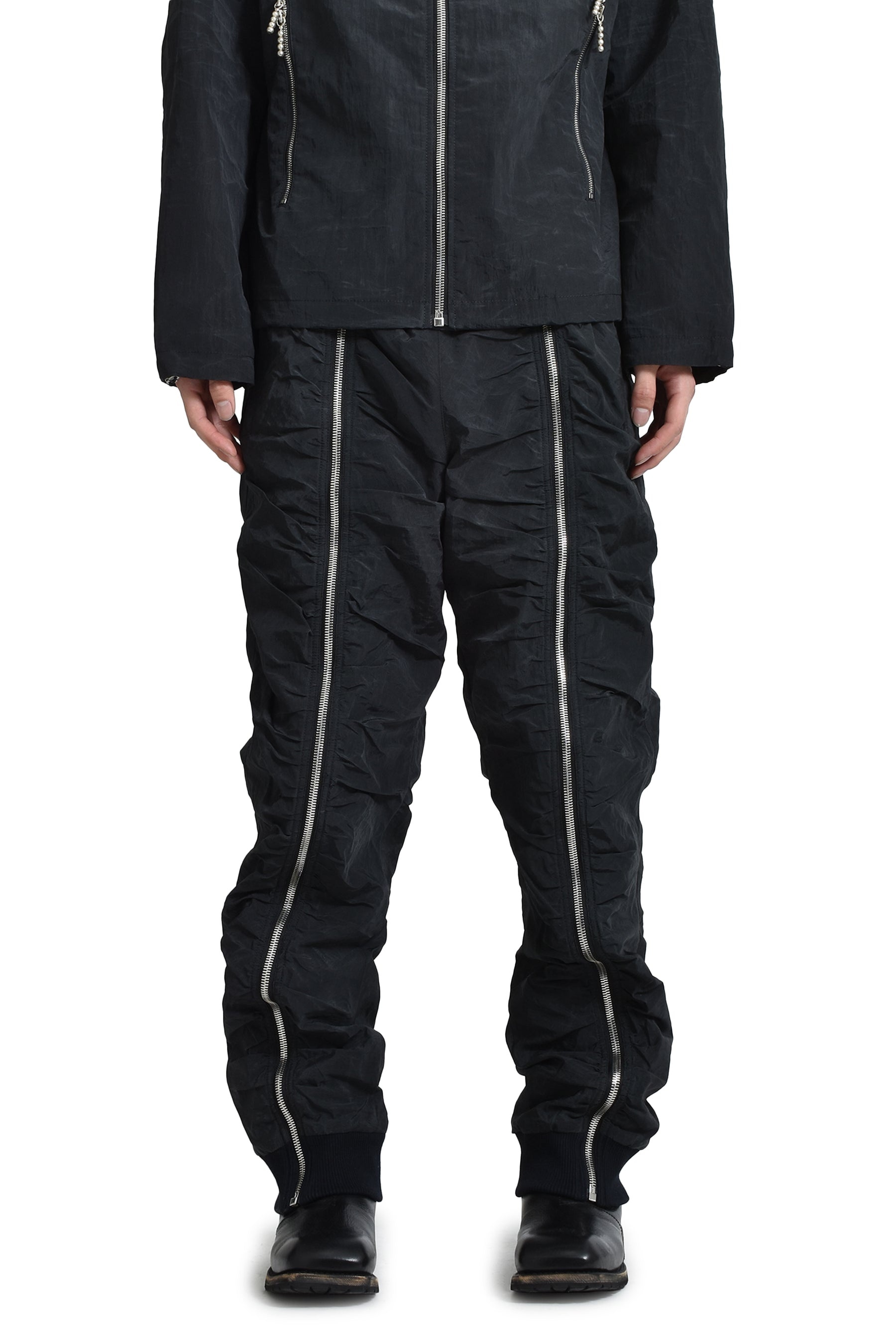 SCARRED DOUBLE FLYING BIO PANTS / BLK - 2