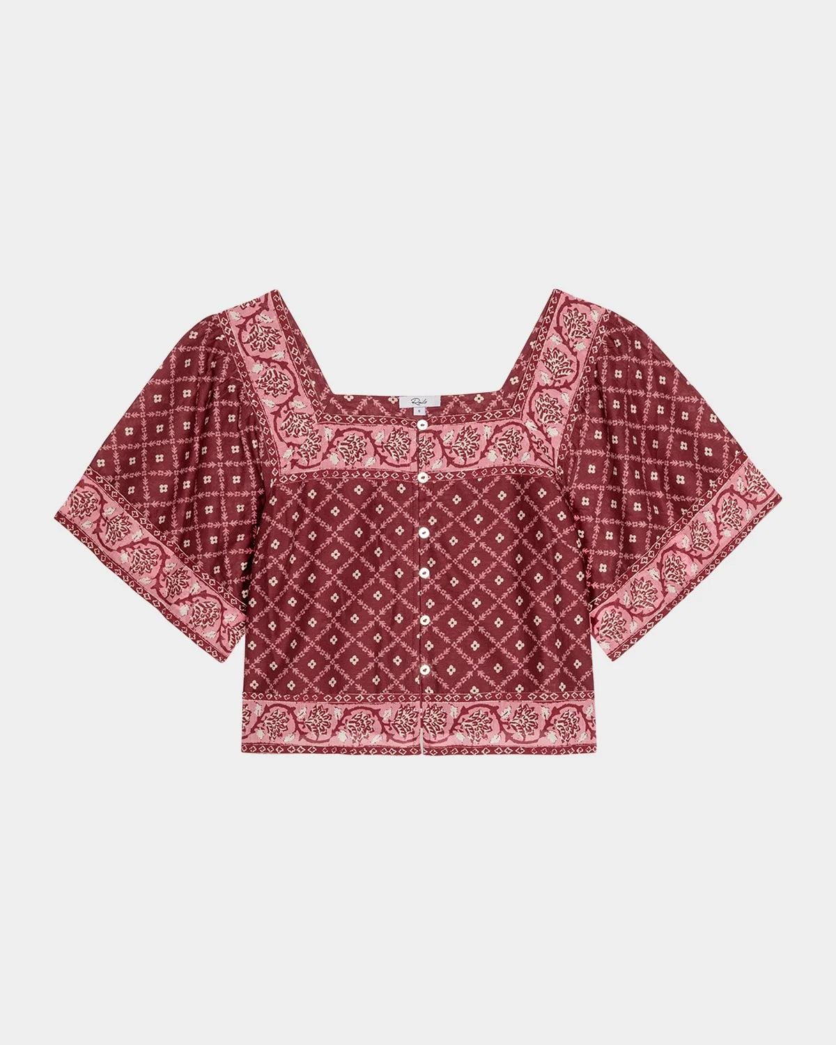 Ellen Printed Crop Top - 1