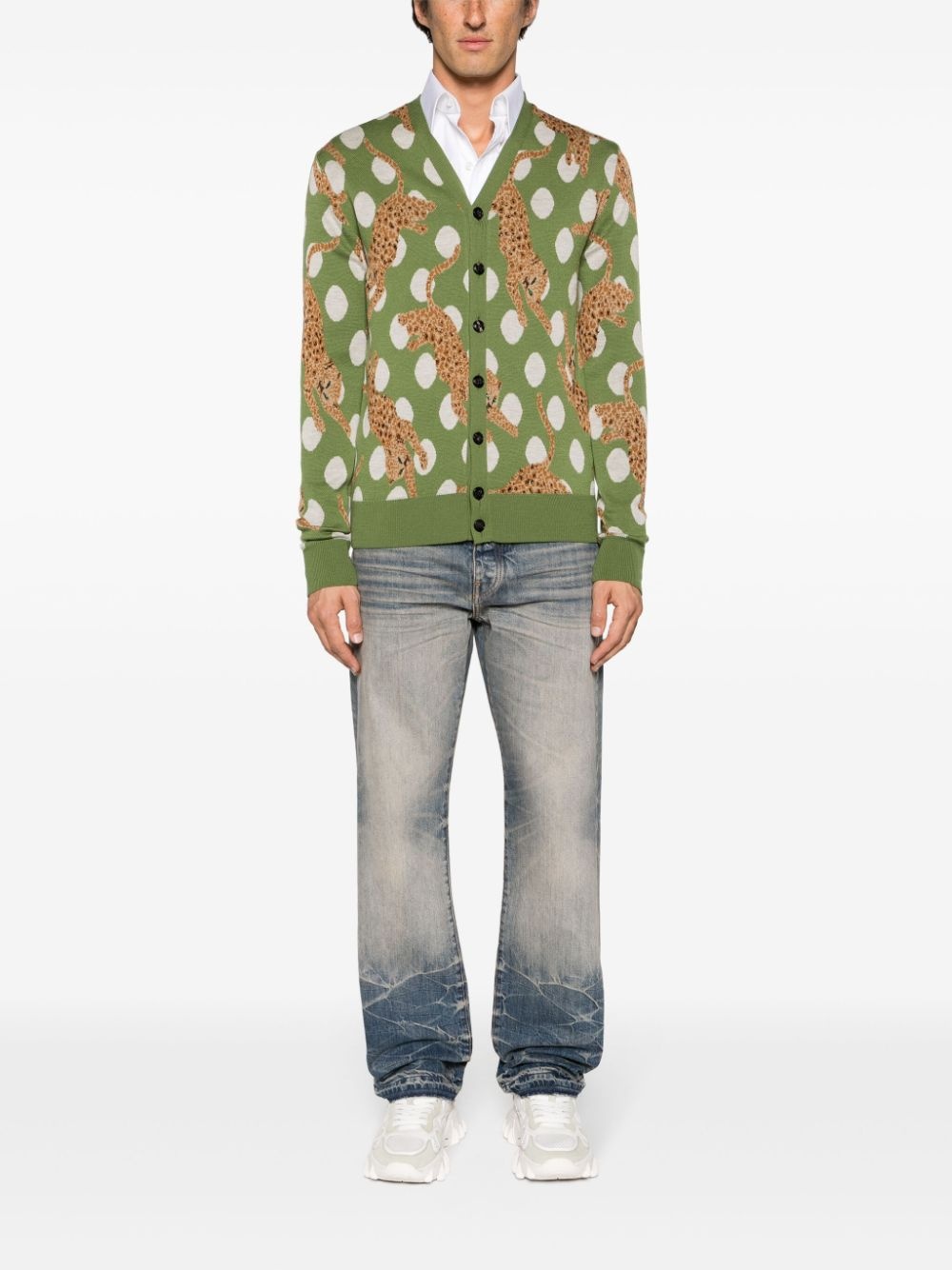 Release-hem straight-leg jeans - 2