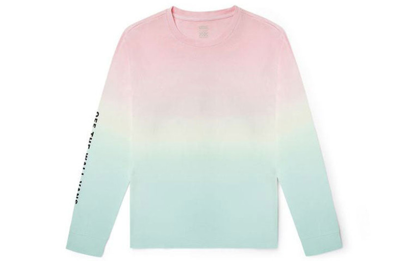 Vans (WMNS) Vans Gradient Rainbow Unicorn Printing Long Sleeves T-Shirt VN0A54LDUUZ outlook