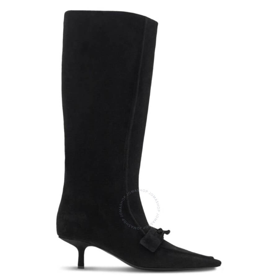 Burberry Black Storm 50mm Suede Boots - 1