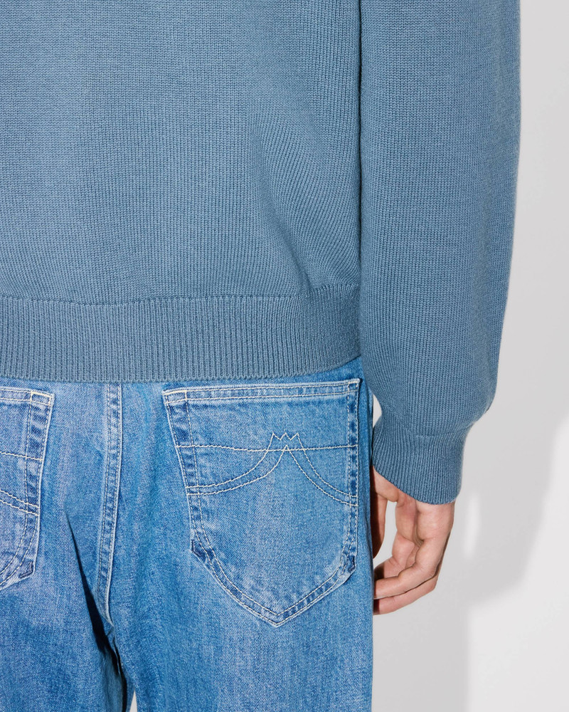 'KENZO Constellation' genderless embroidered jumper in wool and cotton 11