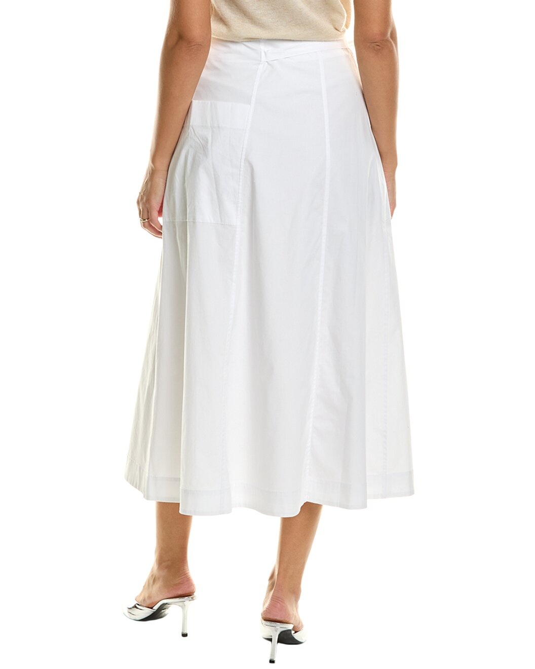Proenza Schouler White Label Soft Poplin Wrap Skirt - 2
