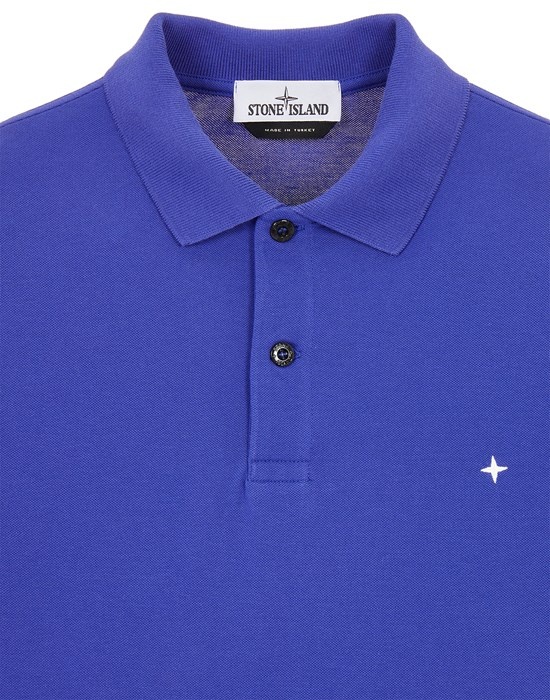 21717 STRETCH PIQUÉ ULTRAMARINE BLUE - 3