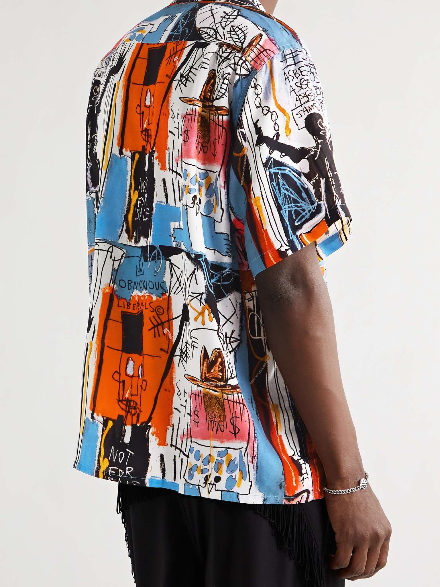 + Jean-Michel Basquiat Camp-Collar Printed Woven Shirt - 9