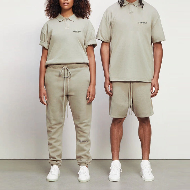 Fear of God Essentials FW20 Logo Polo Shirt 'Moss' FOG-FW20-297 - 5
