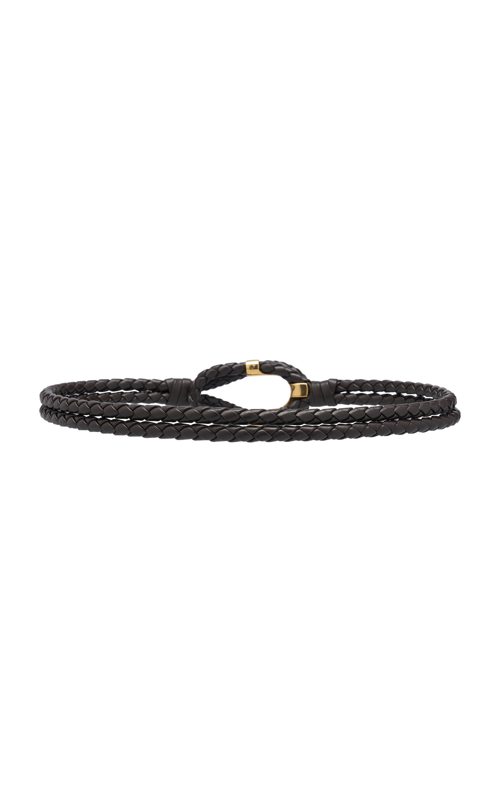 Intreccio Leather Belt brown - 3