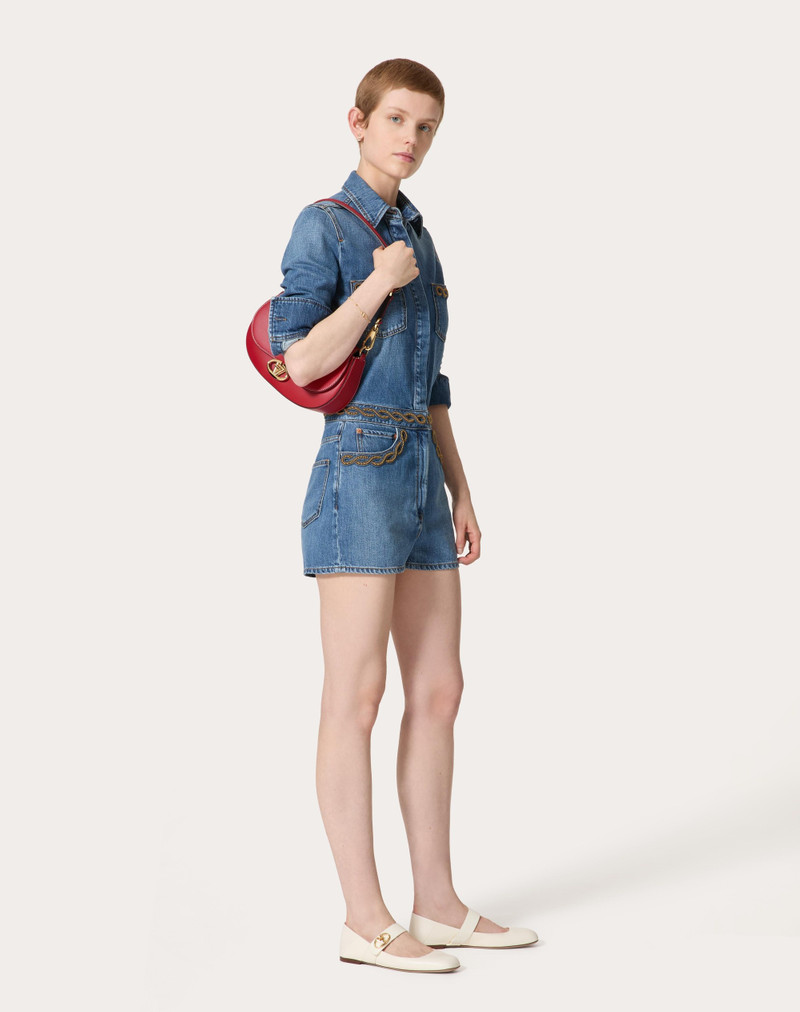 Valentino EMBROIDERED MID BLUE MEDIO JUMPSUIT outlook