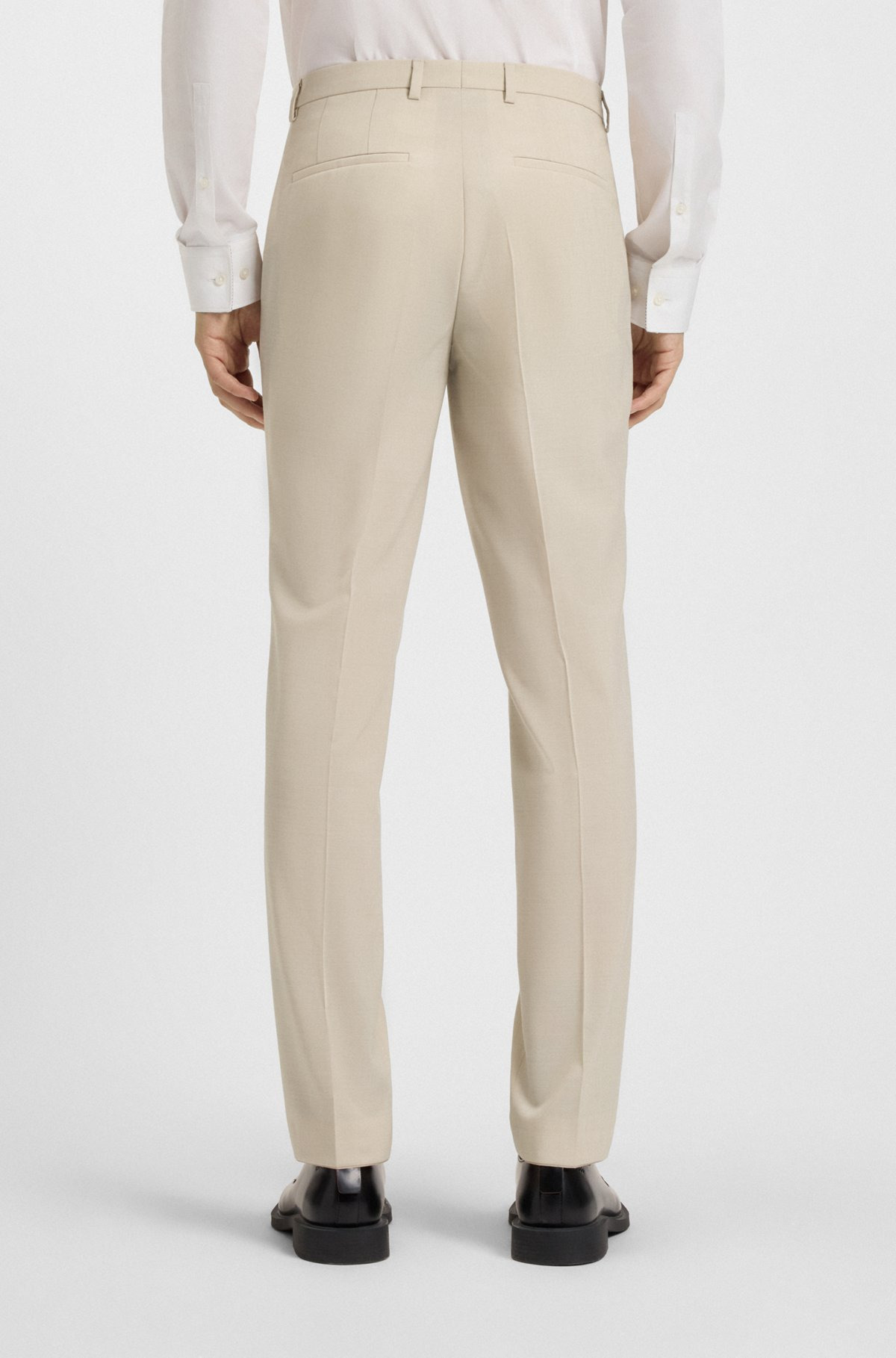 EXTRA-SLIM-FIT SUIT IN A MELANGE WOOL BLEND - 7