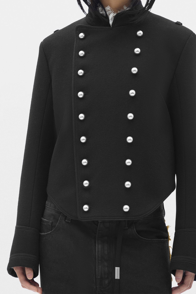 Noha Double Breasted Cropped Marsina Jacket 5