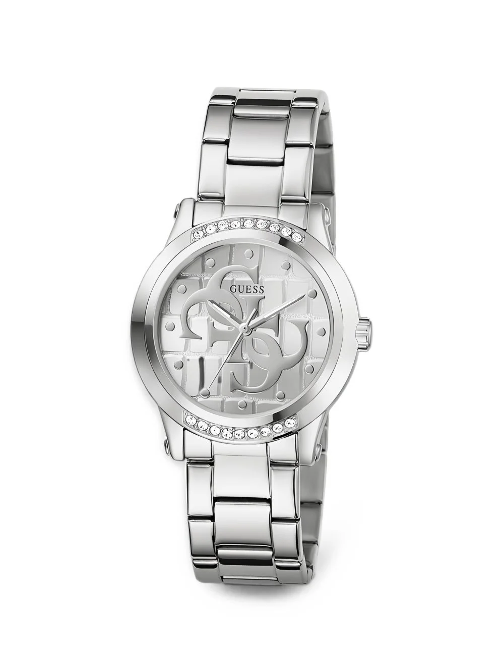 silver-tone analog watch - 1