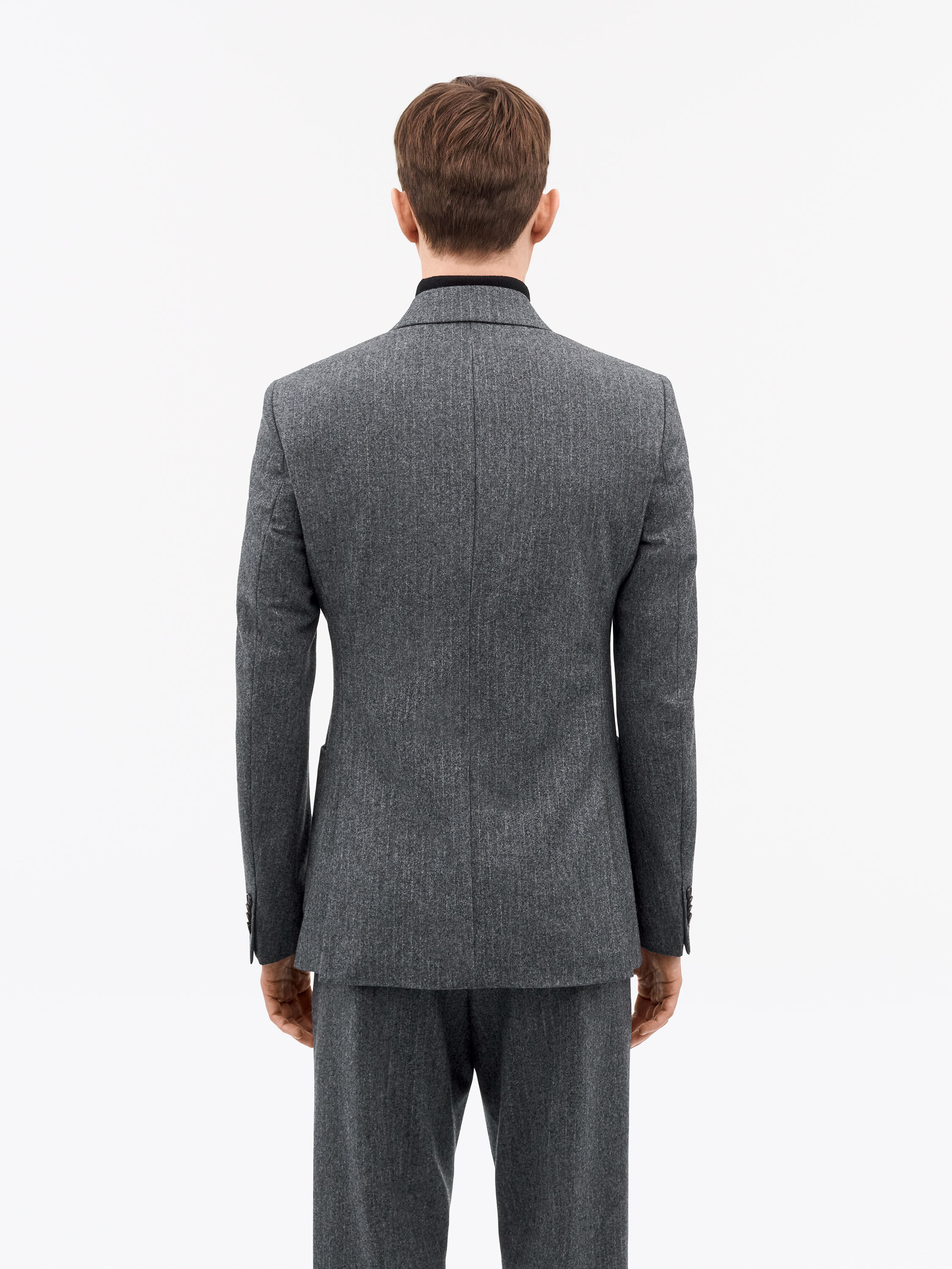 Joachim Pinstripe Wool Jacket - 5
