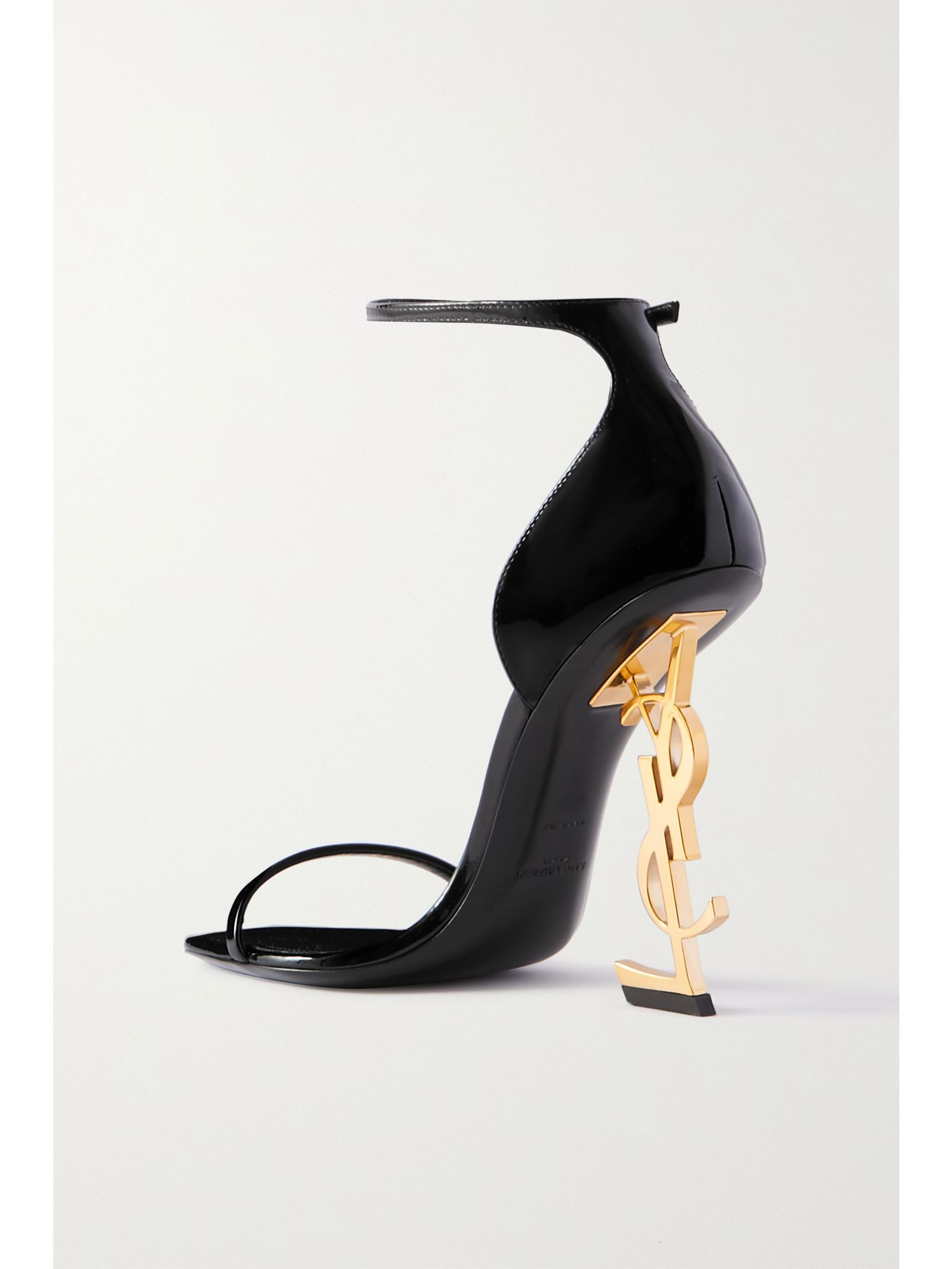 Opyum embellished patent-leather sandals Black - 3