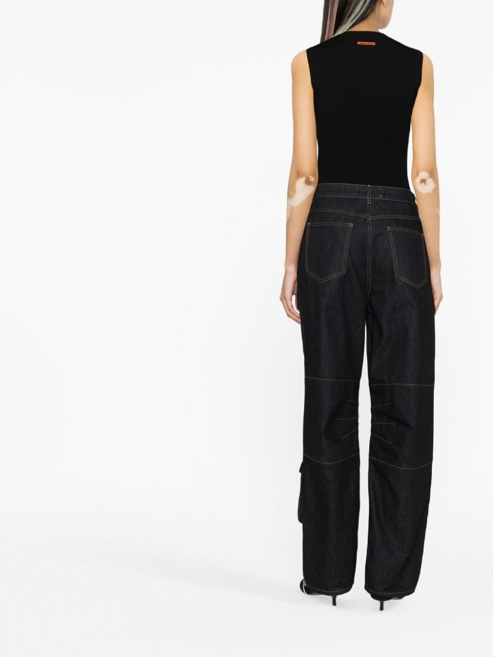 logo mock-neck bodysuit - 3