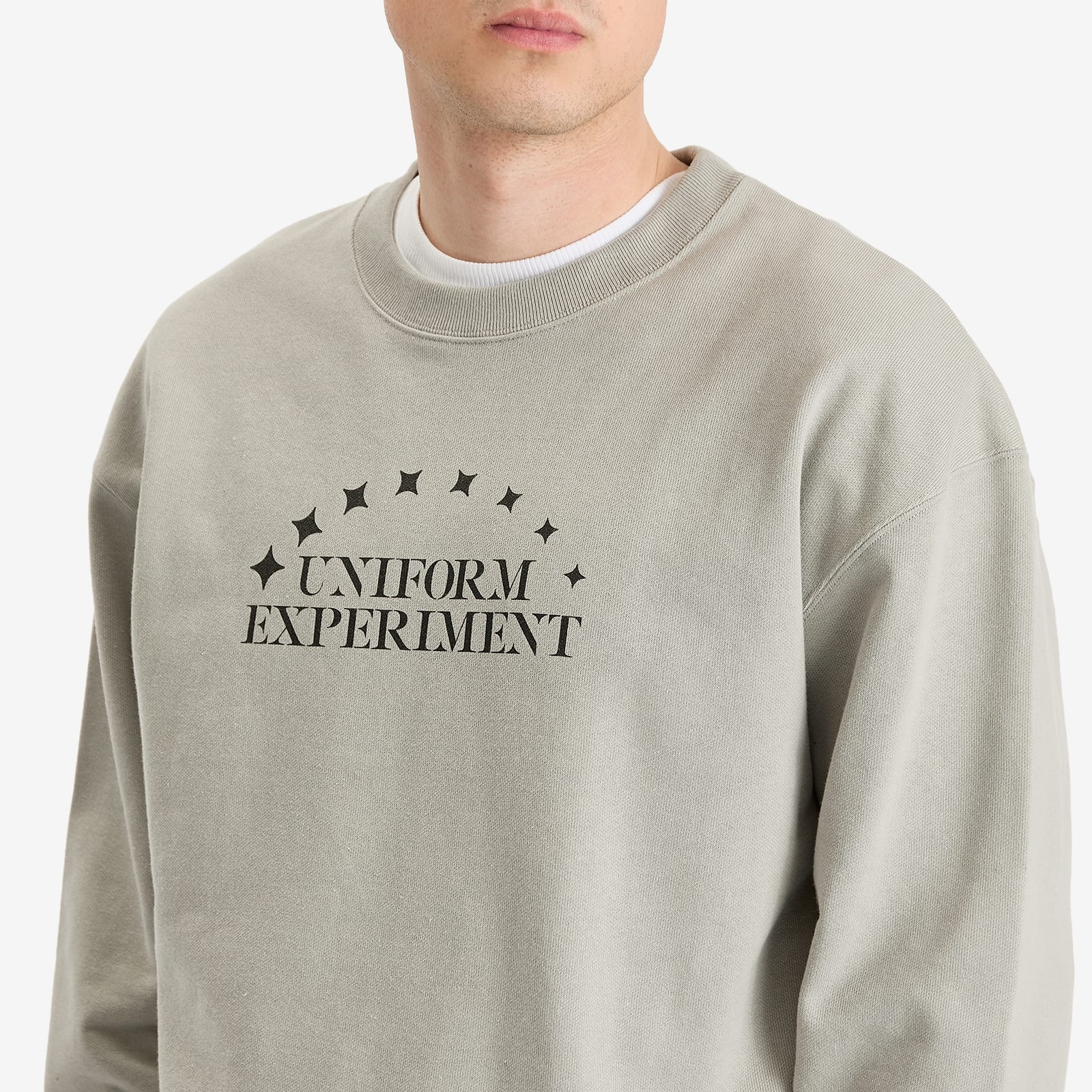 Uniform Experiment Uniform Experiment Stencil Logo Sweatshirt | REVERSIBLE