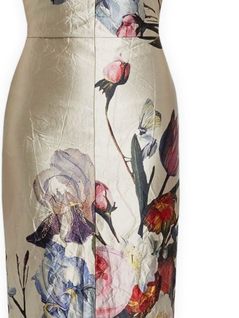 Erdem floral-print satin maxi dress outlook