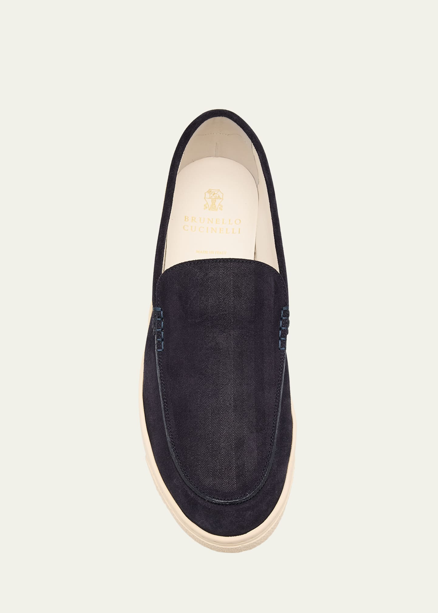 Men's Hybrid Venetian Suede Slip-Ons - 5