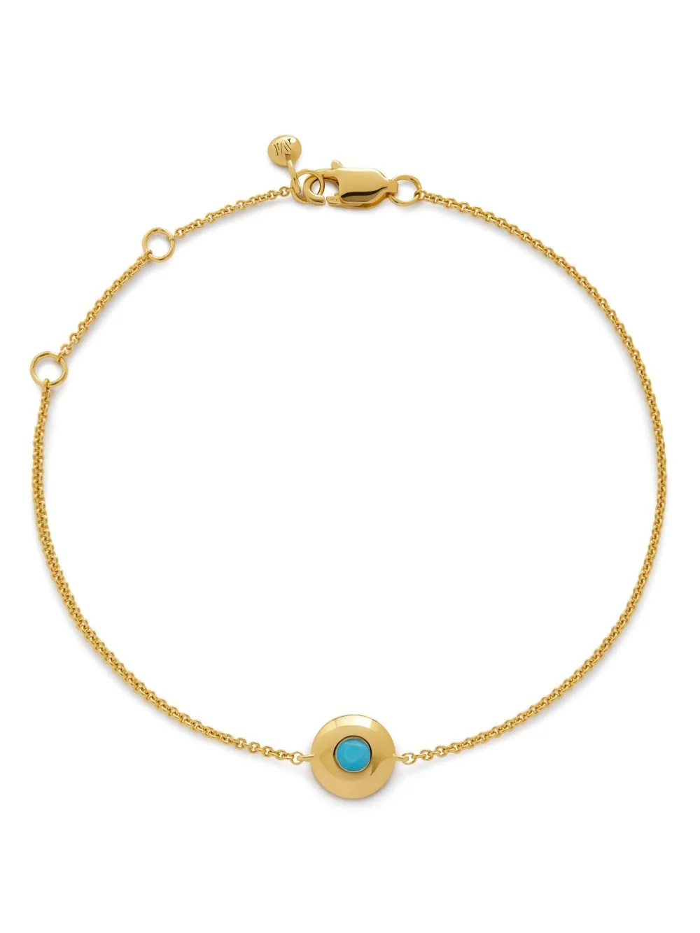 18kt yellow gold vermeil December Birthstone bracelet - 1