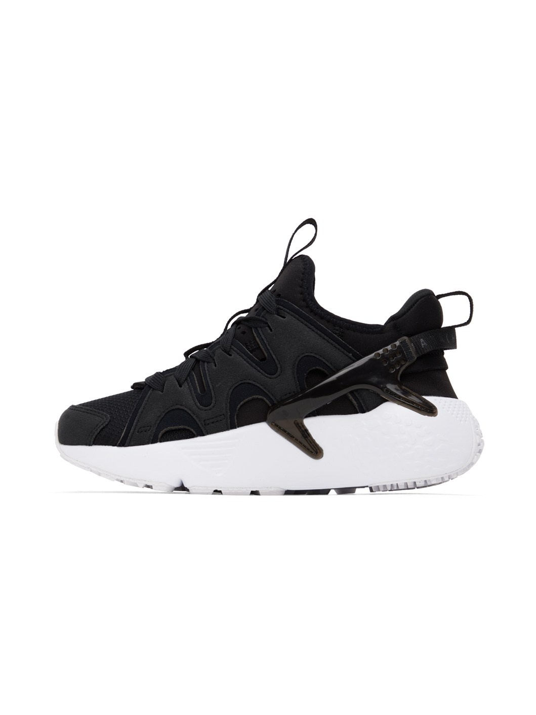 Black & White Air Huarache Craft Sneakers - 3