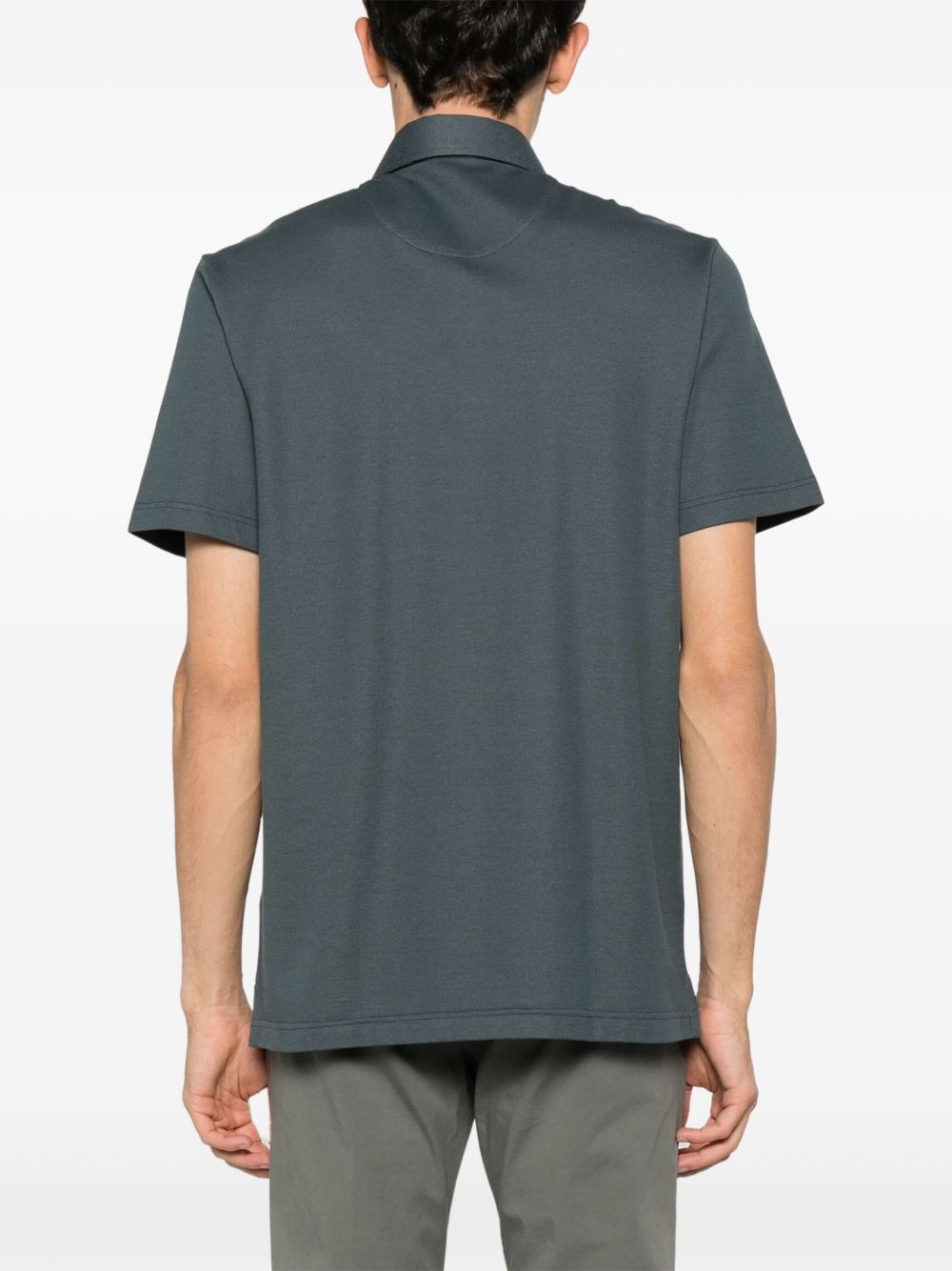 cotton polo shirt - 3