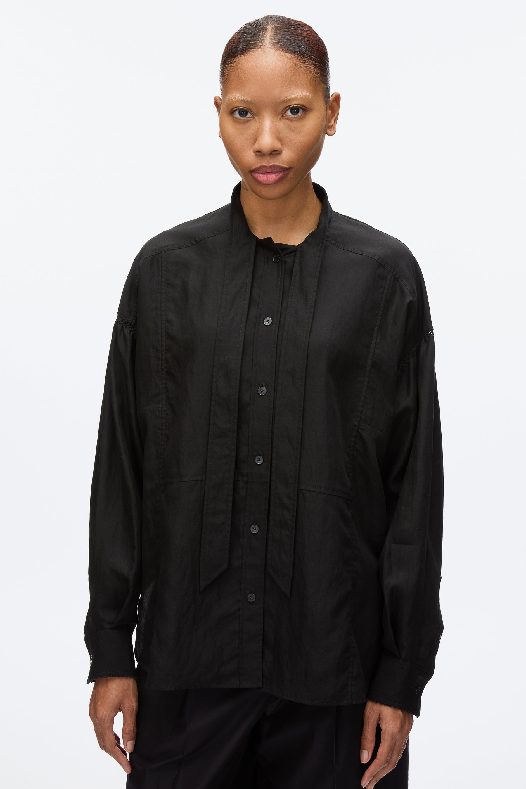 Tie Neck Blouse - 3