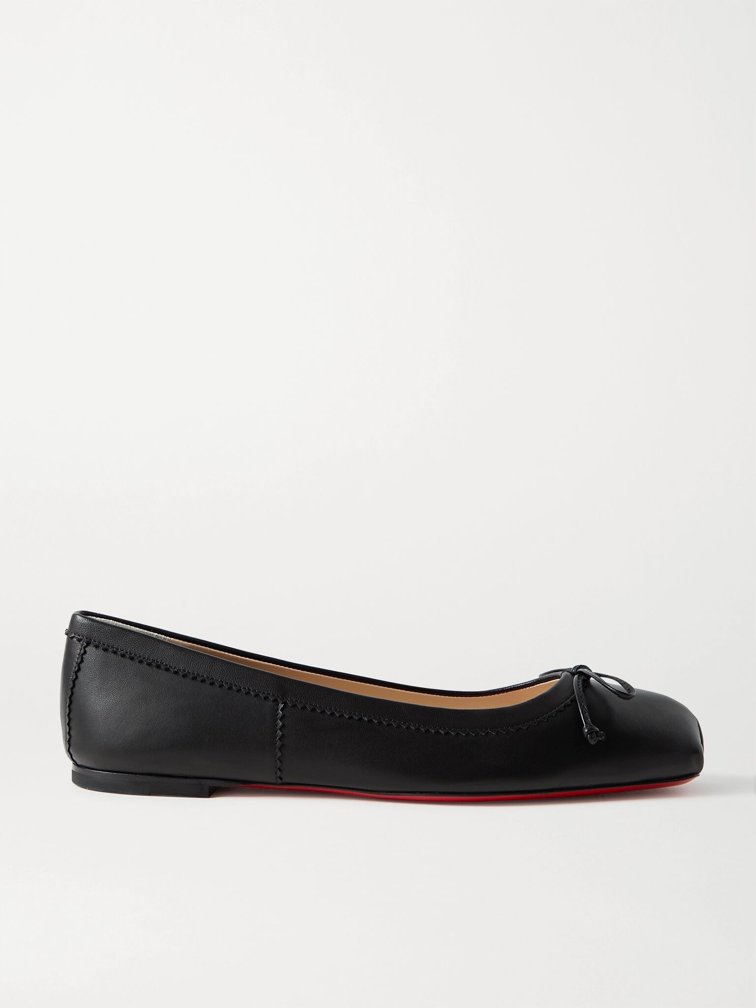 Mamadrague leather ballet flats Black - 1