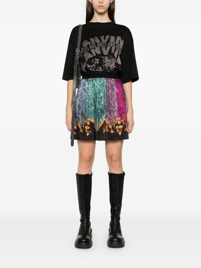 VERSACE JEANS COUTURE Barocco-print mini skirt outlook