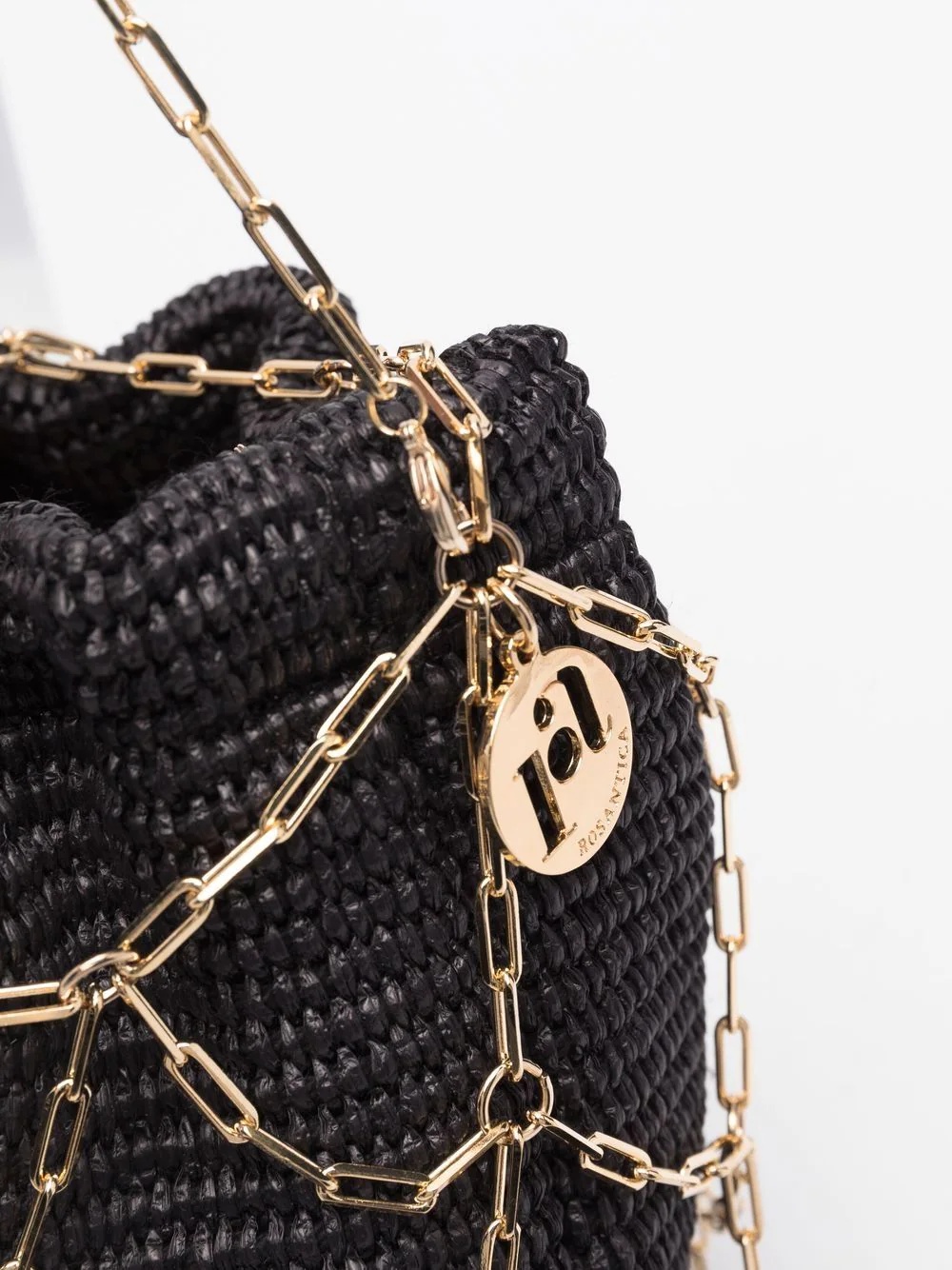 chain-link detail shoulder bag - 5