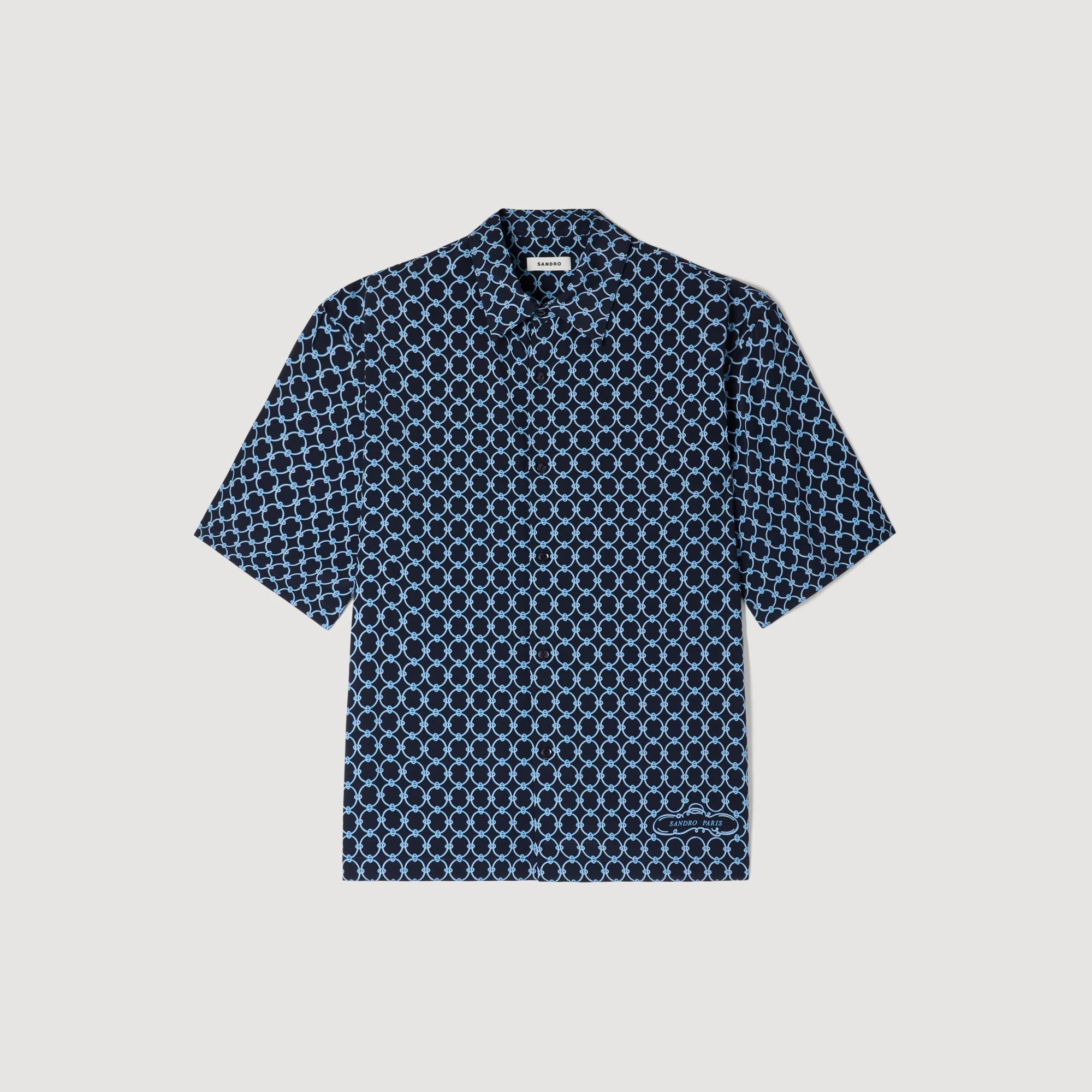 LINK PRINT LOOSE-FIT SHIRT - 1