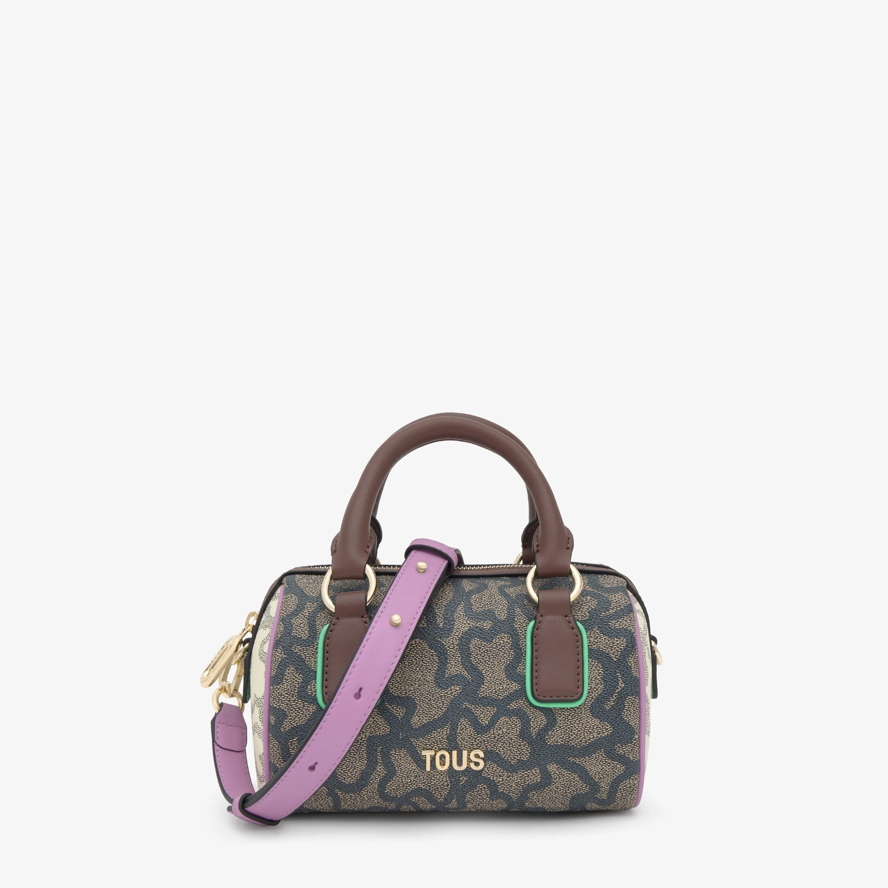 Small black and mauve Bowling bag TOUS Kaos Icon - 1