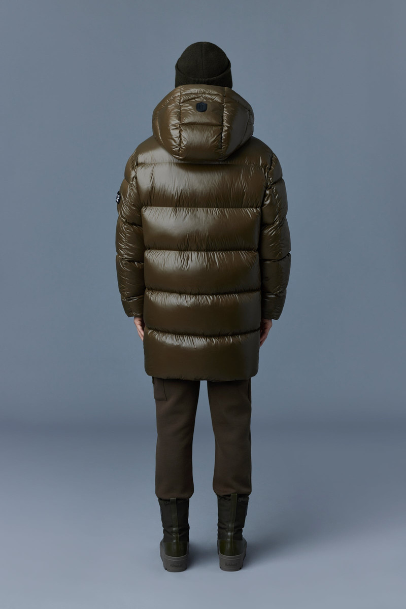 KENDRICK lustrous light down parka with hood 4