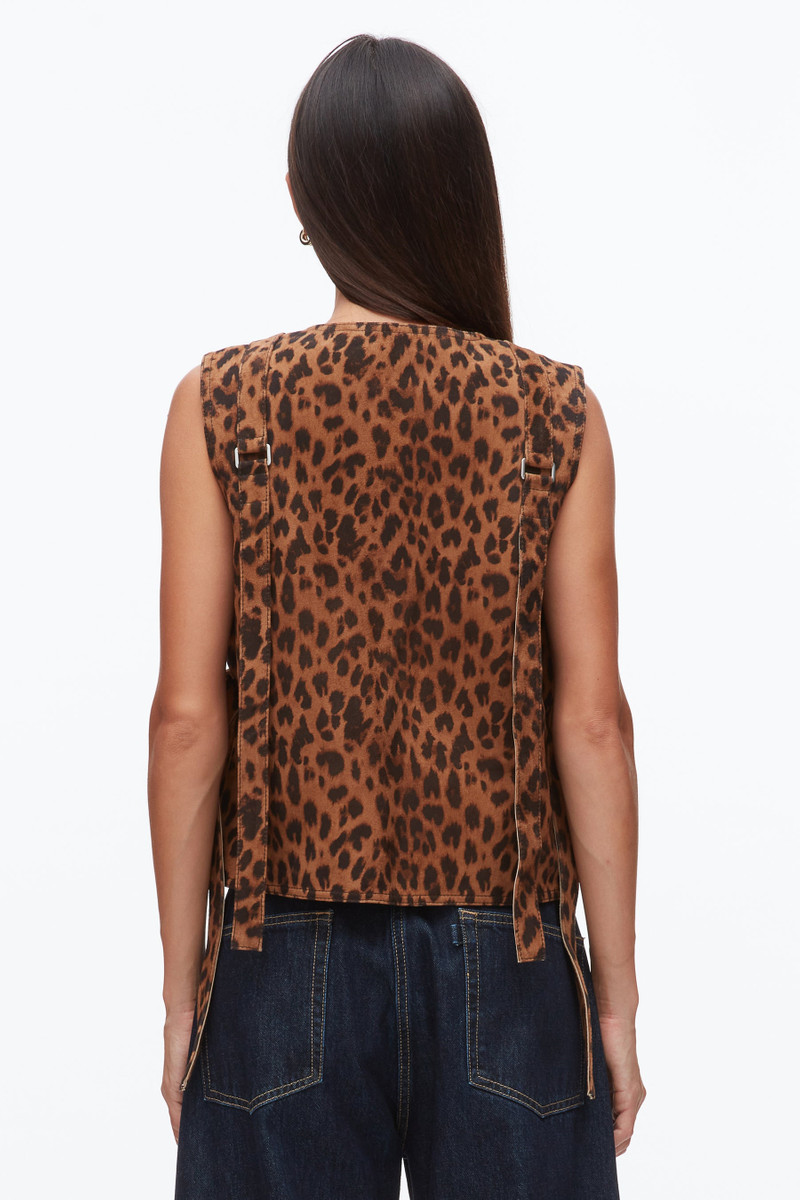 Leopard Print Field Vest 5