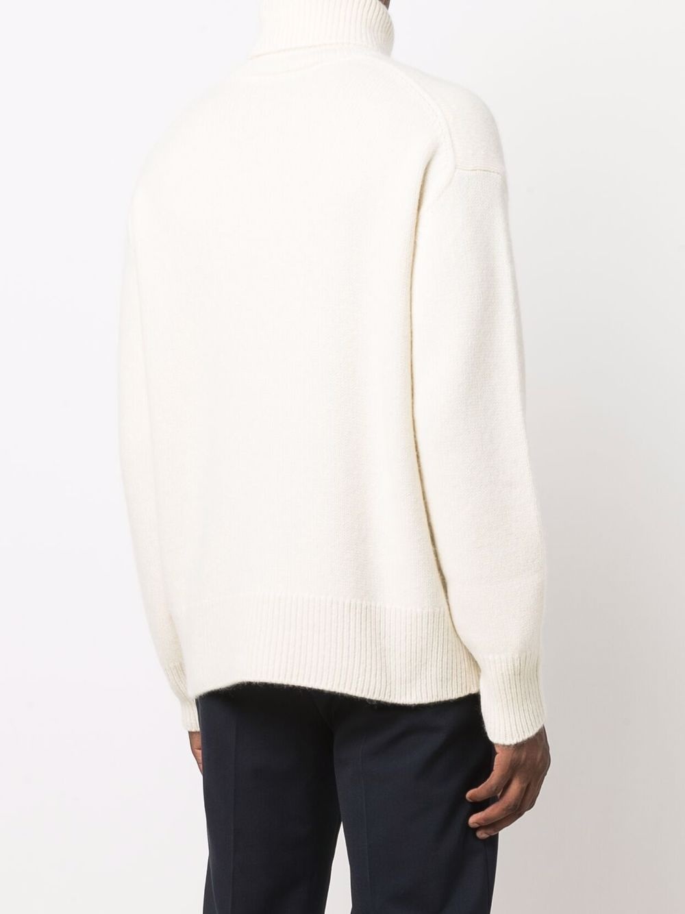 long-sleeve roll-neck jumper - 4