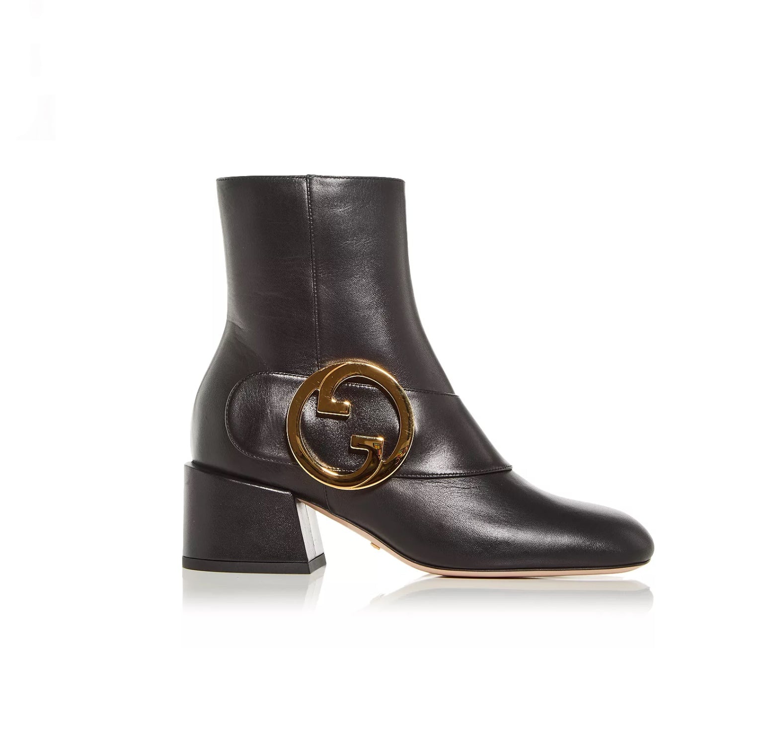 Gucci Blondie Leather Ankle Boots - 1