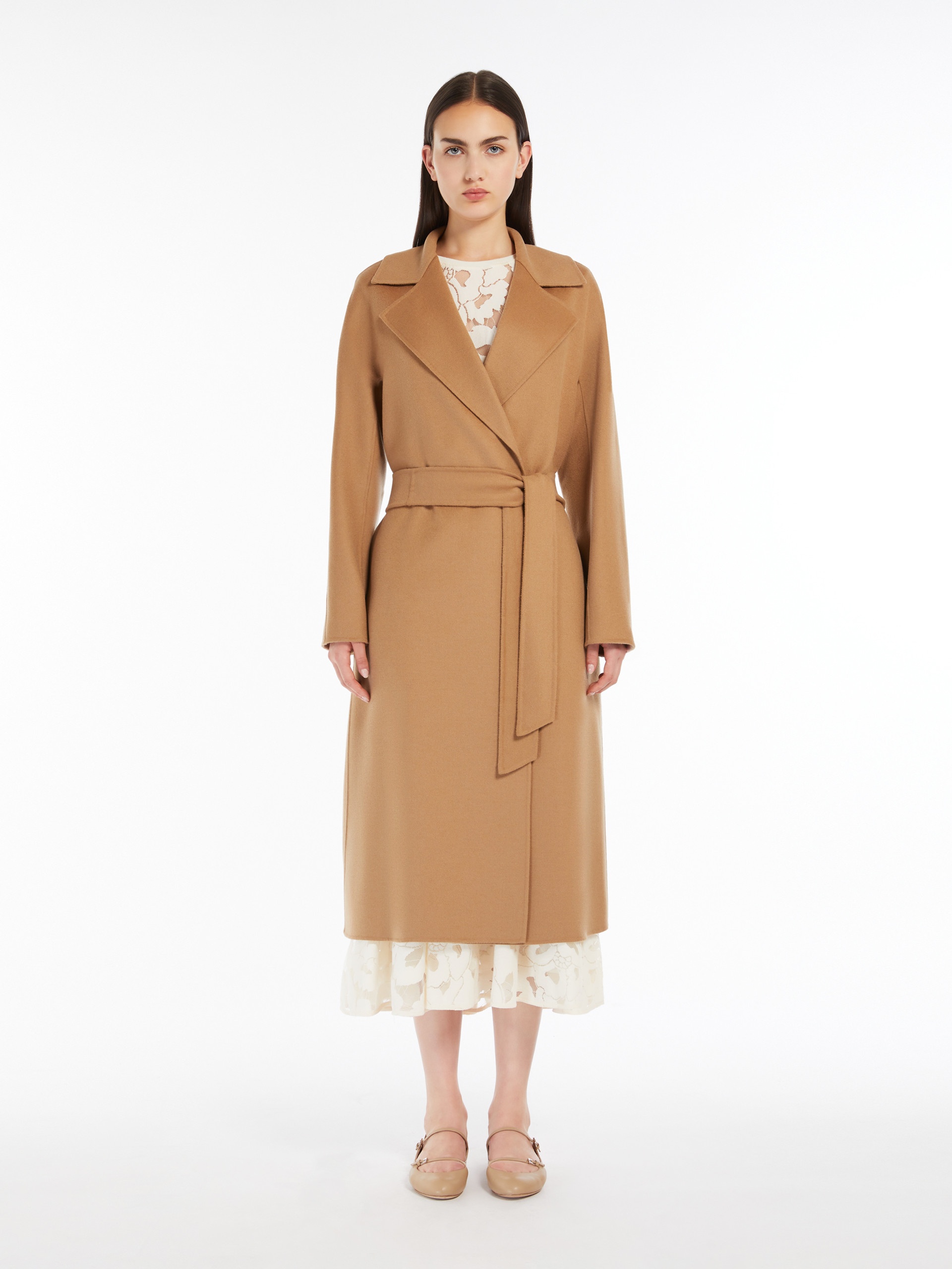 CLES Wool, cashmere and silk wrap coat - 3