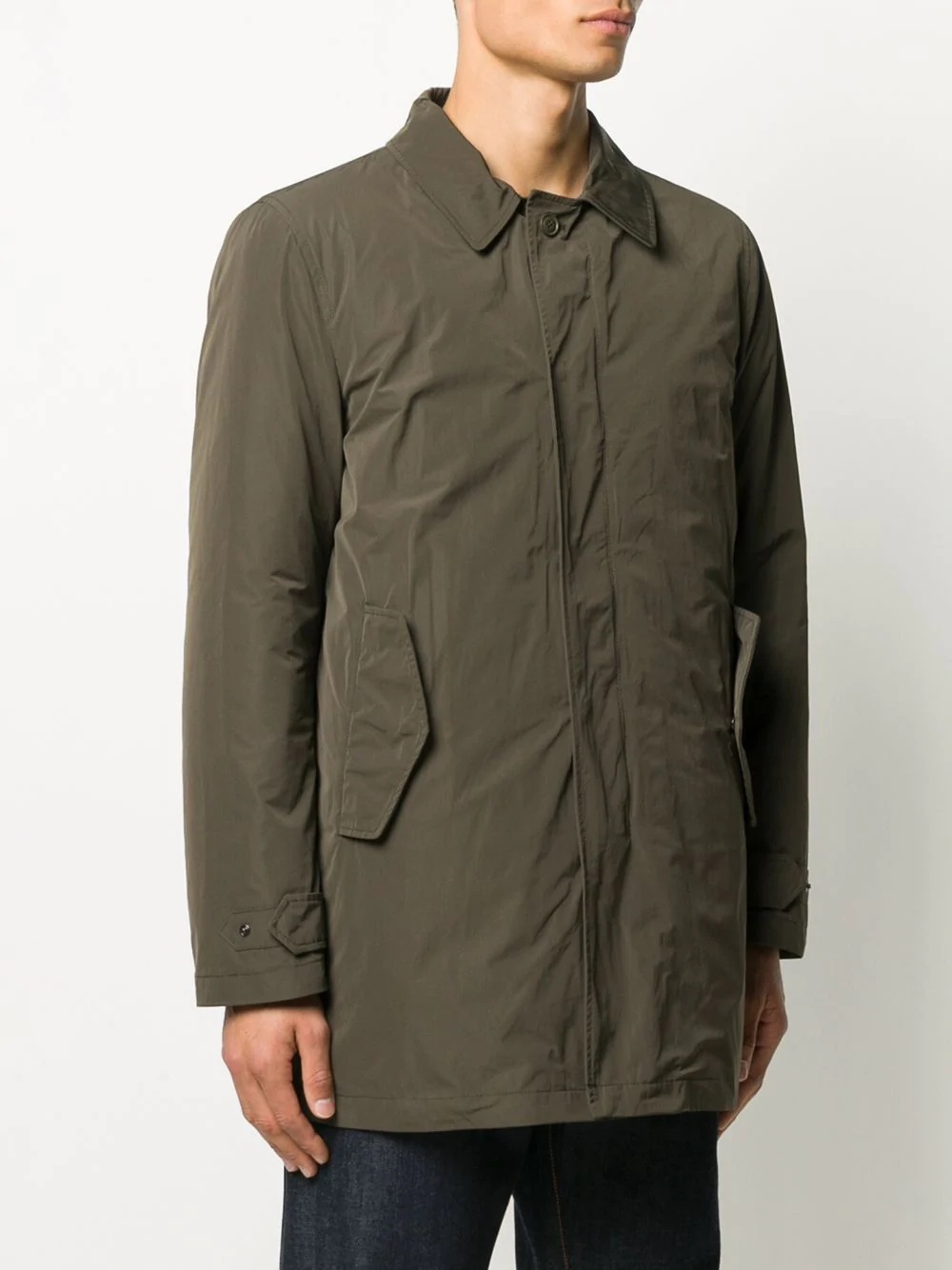 padded concealed fastening jacket - 3