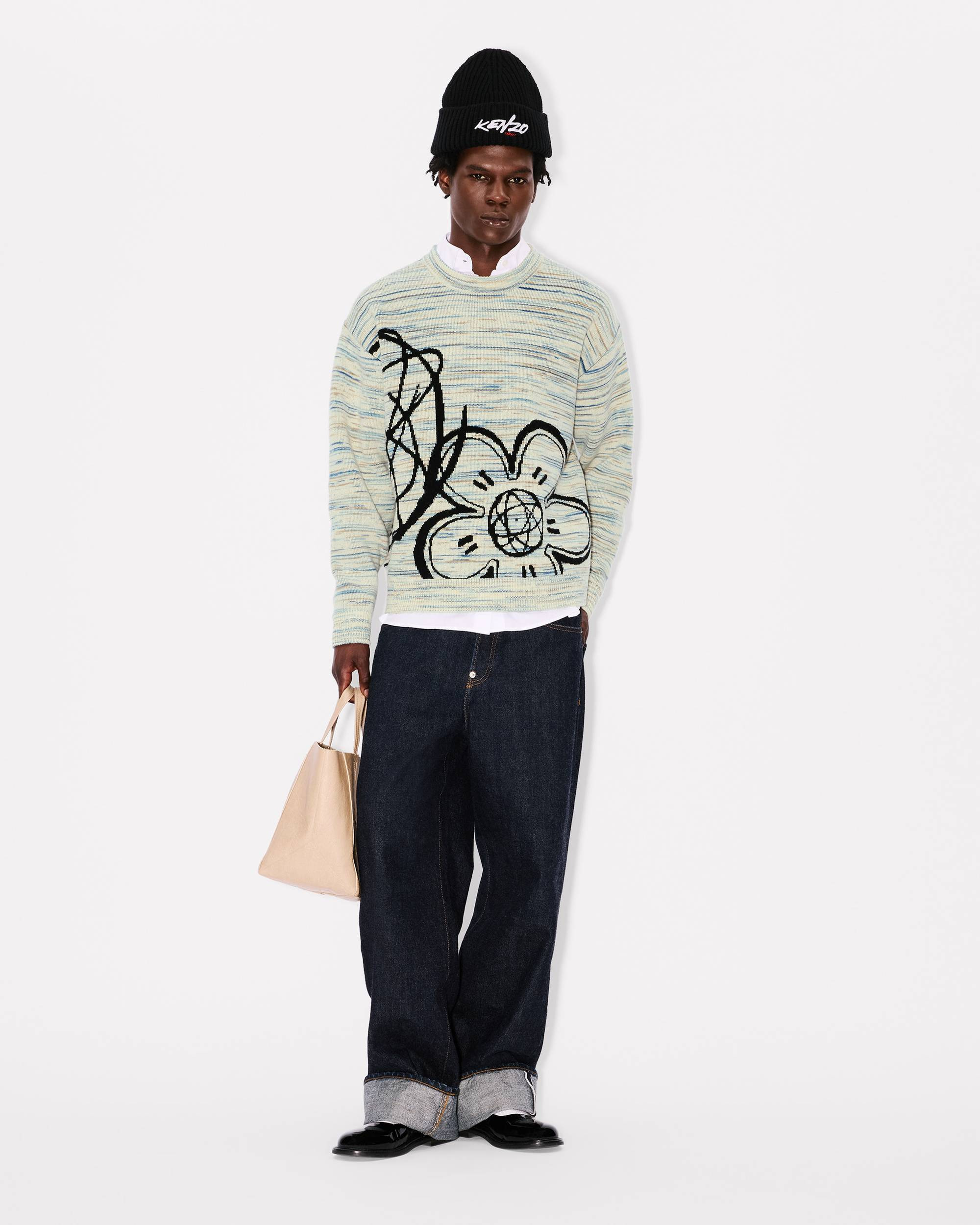 'Kenzo x Futura 2000' reversible jumper in wool - 7