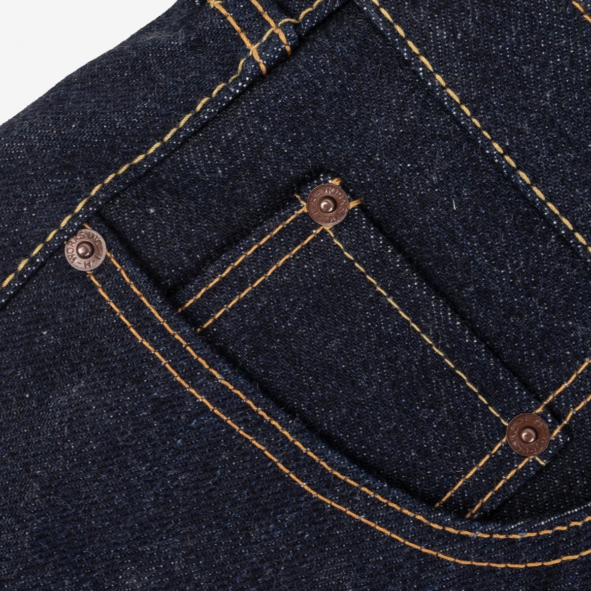 IH-555S-UHR 21/23oz Ultra Heavy Raw Selvedge Denim Super Slim Cut Jeans - Indigo - 7
