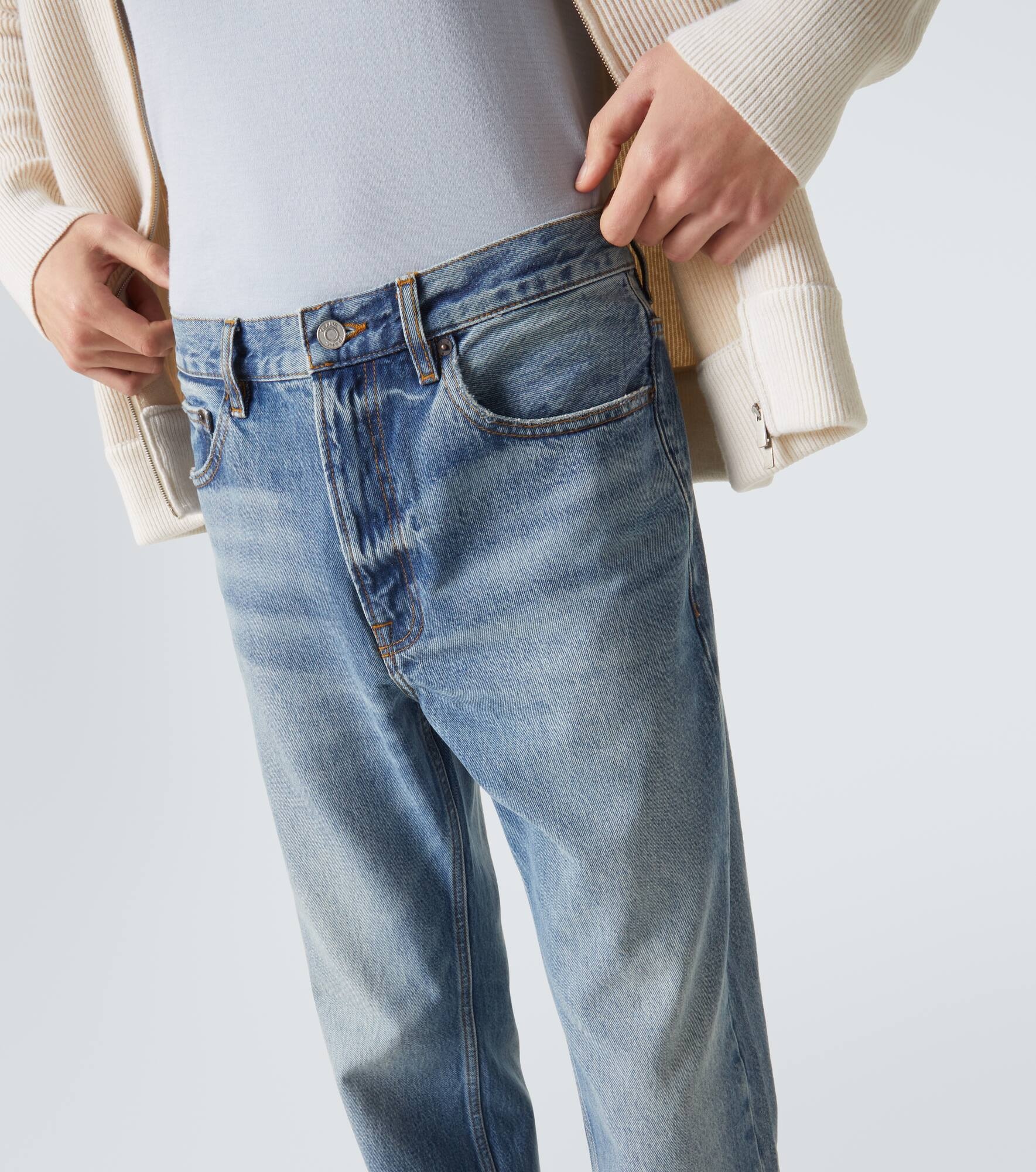 Boxy Jean faded straight jeans - 5