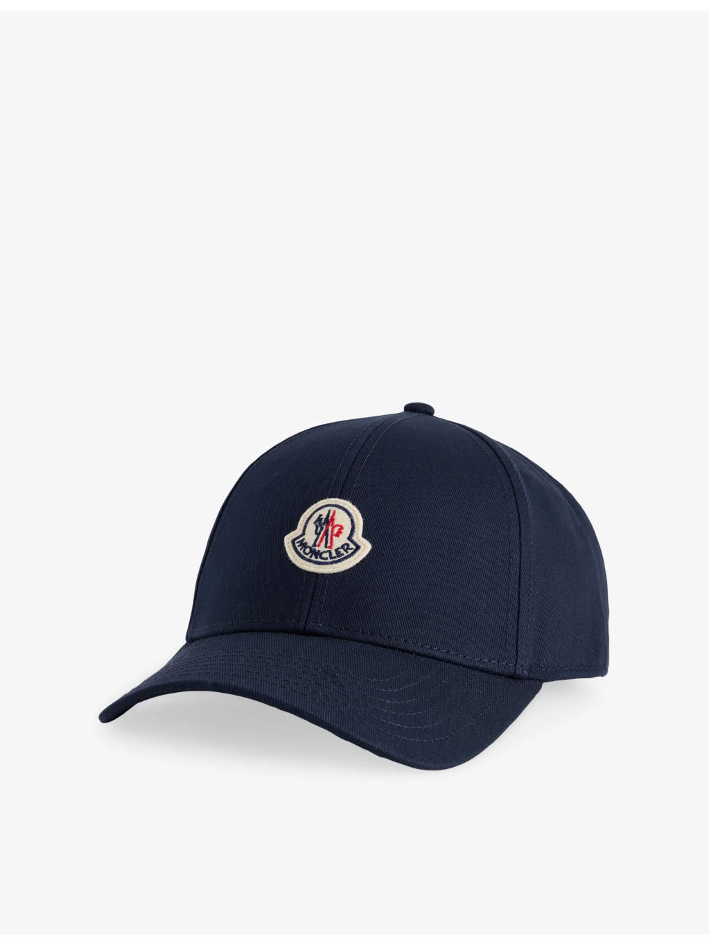 Logo-Badge Cotton Baseball Cap - 1