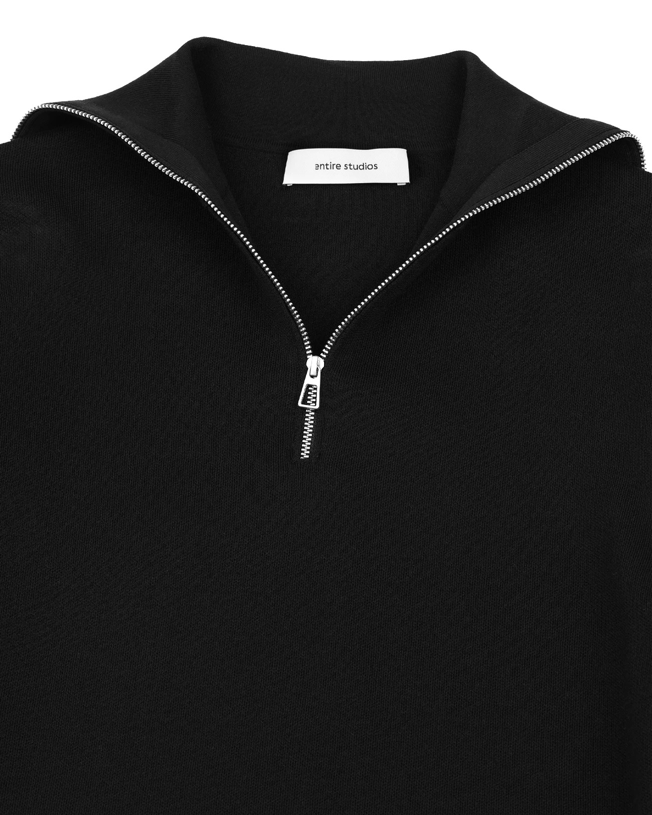 ZIP UP TURTLENECK SLIM BLACK - 6